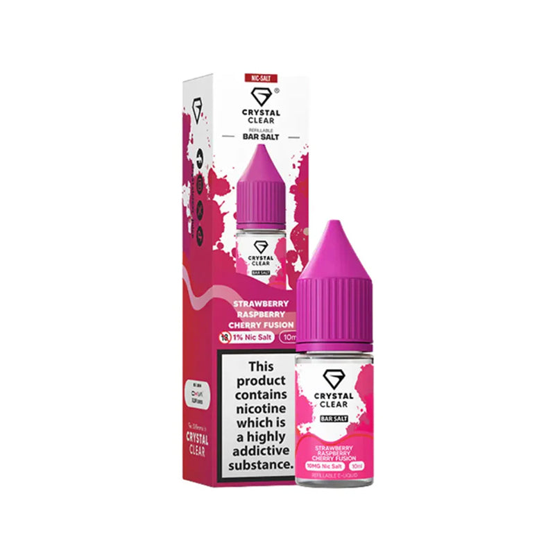 CRYSTAL CLEAR Bar Nic Salts - 5mg & 10mg & 20mg