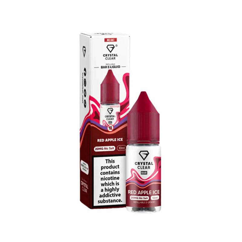 CRYSTAL CLEAR Bar Nic Salts - 5mg & 10mg & 20mg