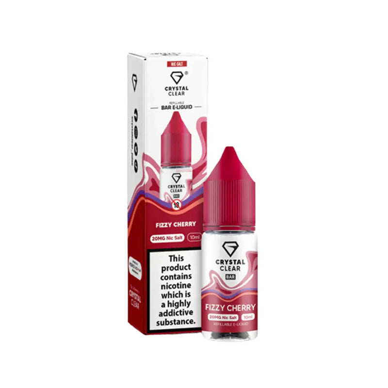 CRYSTAL CLEAR Bar Nic Salts - 5mg & 10mg & 20mg