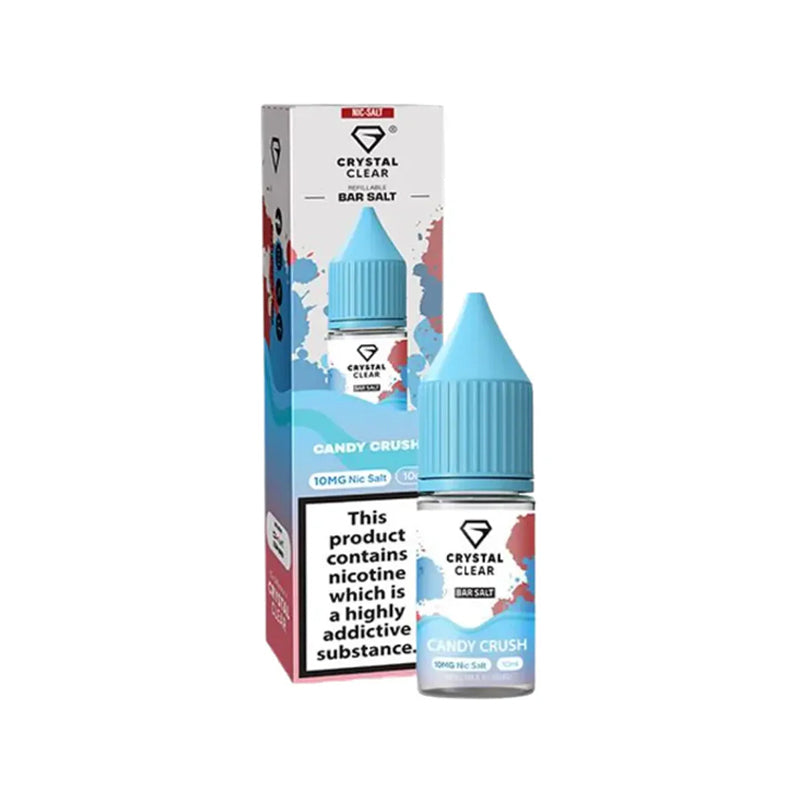 CRYSTAL CLEAR Bar Nic Salts - 5mg & 10mg & 20mg