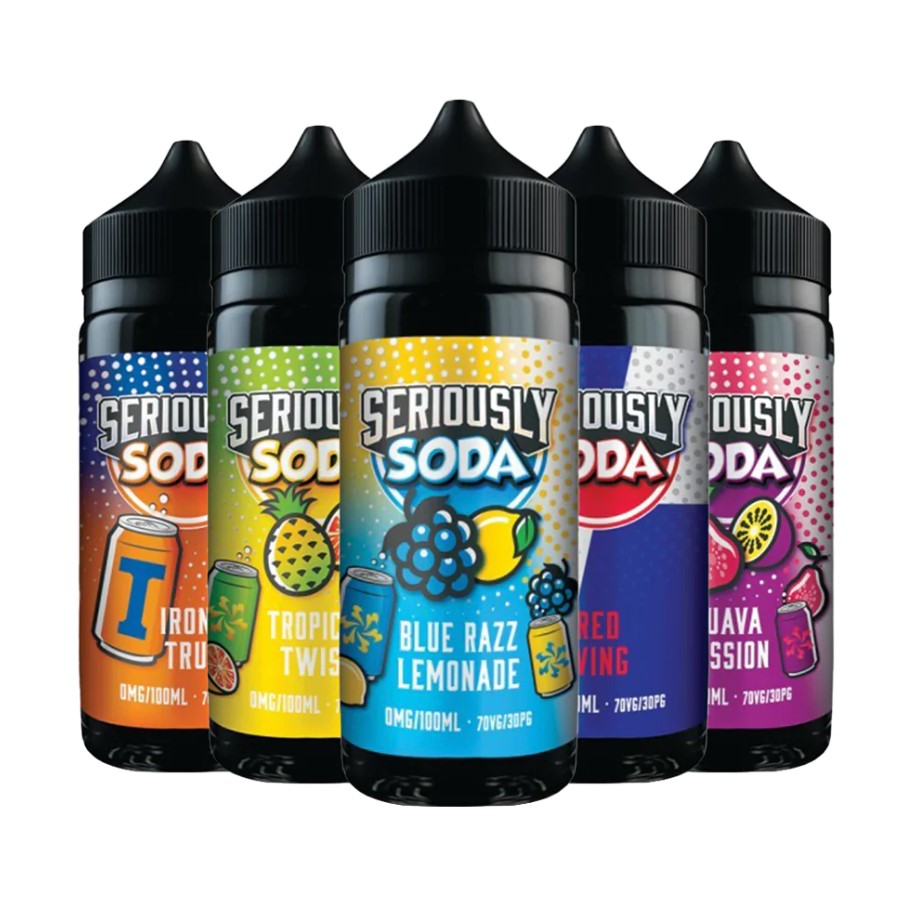 seriously vape juice 100ml Seriously Pod Fill x3 100ml Shortfill – VuiceVapes main image 0