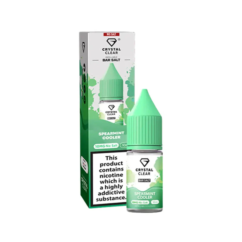 CRYSTAL CLEAR Bar Nic Salts - 5mg & 10mg & 20mg