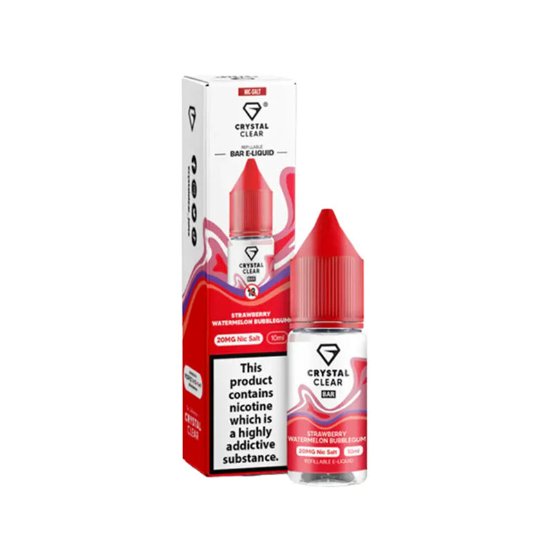 CRYSTAL CLEAR Bar Nic Salts - 5mg & 10mg & 20mg