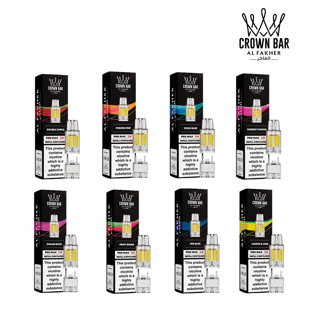 Alfakher Crown Bar Pro Max 12k Pre-filled Pods
